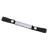 [ナチュラルベリー] マジックテープ使用 キッズリュック用 フロントストラップ 【40mm・反射板付】 ブラック