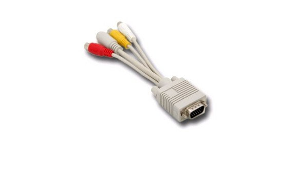 Amazon Vga D Sub15pin S端子 3rca コンポジット 変換 ケーブル S端子ケーブル
