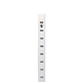 杉田エース ステン棚柱 PG-409 白 1819mm 2本入 2セット(計4本)