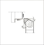 京セラ(KYOCERA) 外径加工用ホルダ   WWLNR2525M08