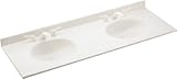 Swanstone vt2b2261 – 042グレーGranite 22 " x61 "楕円Vanity Top