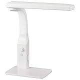 オーム電機 LEDデスクスライト 調光機能付き DS-LD95CG-W/RA93 06-3684 OHM