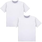 [Dear Mr.] Tシャツ メンズ 半袖 大きいサイズ 綿100％ 無地 (5L, ホワイト2枚)