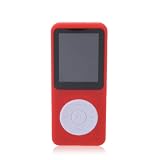 ポータブル デジタル ディスプレイ MP3 MP4 プレーヤー キャンプ ハイキング ランニング スポーツ 充電式 ビデオ 音楽 スピーカー 電子書籍リーダー レッド 8G, 赤 8G