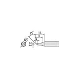 太洋電機産業:グット 替こて先2BC型PX2/PX3/SVS用 PX-2RT-2BC 型式:PX-2RT-2BC