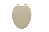 Trimmer Beige Hygenic Plastic Toilet Seat For Elongated Toilets. [並行輸入品]