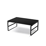 [tentsulight] ブラック モニタースタンド スチール製 トールタイプ 幅390mm 高さ335mm 液晶モニター台 プリンター台 収納 机上ラック パソコン台 オフィス 自宅用 テレワーク 在宅勤務 [h03-390335-bk]