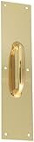 National Hardware V1984 3-1/2-by-15-Inch Pull Plate, Brass by National