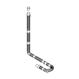 シャープ 洗濯機用 排水ホース 2103600545 部品 交換 純正 正規品 （ホルダーとバンドは別売） ※対応機種以外は使用不可