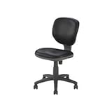 OAチェア ミドルバック（ビニールレザー・ブラック）