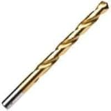 Irwin Tools 63916 Single Titanium Coated High-Speed Steel 135-Degree Split Point Drill Bit, 1/4" by 