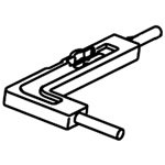 シャープ[SHARP]　シャープ加湿空気清浄機用ユニット清掃ブラシ（280 310 0001） 【2803100001】