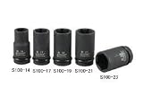 チップトップジャパン:12.7角 セミロング ソケット <S100> 型式:S100-12