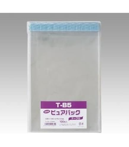 Amazon | Nピュアパック [T19.5-27] B5サイズ用 (100枚) [テープ付