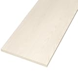 ウッドワン 仕上げてる棚板 木目柄の棚板 ホワイト色 厚み20mm 糸面 STT0300D-D1I-WH