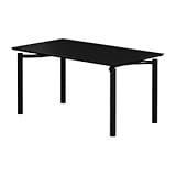 Garage パソコンデスク テーブル fantoni ME 53-1K14 幅140cm 奥行き80cm ブラック/ブラック