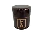 茶道具 抹茶篩缶(まっちゃふるい缶) 抹茶漉し(まっちゃこし) スチール塗缶 (溜色)