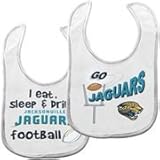 NFLジャクソンビルジャガーズ2 PKホワイトコットンBaby Bibs