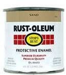 Rust-Oleum 7771730 1/2-Pint 8-Ounce Protective Enamel, Gloss Sand [並行輸入品]