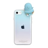 グルマンディーズ mofusand IIIIfit Clear(イーフィット クリア) iPhone SE (第3世代/第2世代) / 8 / 7 / 6s / 6 (4.7インチ) 対応 ケース サメにゃん MOFU-48A