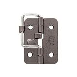 ストロング 丁番掛金 SA型鉄製 ユニクロメッキ ネジ付 38mm ヘッダー袋入 1箱10個価格 CKSASPUN38H