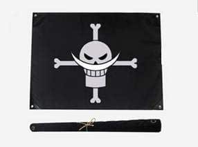 Amazon ワンピース ルフィ 白ひげ エドワードニューゲート Onepicec 海賊旗 白ひげ海賊団 おもちゃ雑貨 手品 おもちゃ