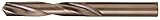 Bassett DR Series Solid Carbide Jobber Length Drill Bit, Uncoated (Bright) Finish, Round Shank, Spir