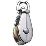 Stanley Hardware CD64-8002 1" Swivel Eye Pulley in Bright Chrome [並行輸入品]