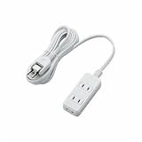 (まとめ)エレコム 電源タップ T-S02-2330WH〔×5セット〕