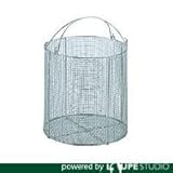 サンワ ステンレス丸型洗浄カゴ 特大 SM40