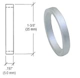 CRLアルミ仕上げ3 / 16 " Straight円柱リング