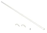 日中製作所 のれん棒セット ホワイト HNO-1