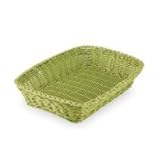 洗えるバスケット レクタングルLレッド