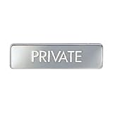 シロクマ サイン 真鍮 PRIVATE ゴールド 1箱5枚価格 ※メーカー取寄品 NB-4-9