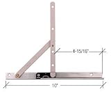 C.R. LAURENCE EP23088 CRL Stainless Steel 10" Concealed Casement Hinge [並行輸入品]