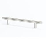 Berenson Tempo 128mm Center to Center Bar Cabinet Pull, Brushed Nickel by Berenson