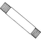 Worldwide Sourcing Gn 2x18-s Galvanized Pipe Nipples, 2 X18 [並行輸入品]