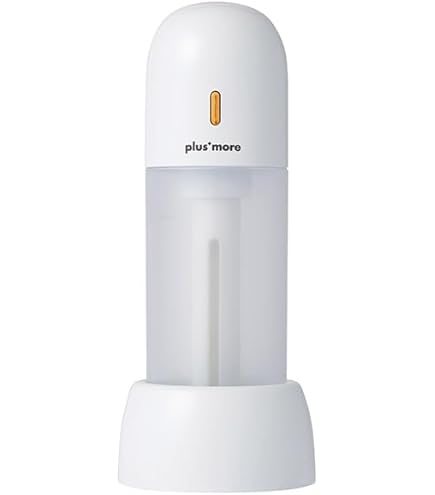 plus more ハイブリッド式加湿器 ホワイト 28畳対応上部給水ハイブリッド式 大噴霧アロマ加湿器リモコン付
