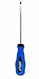 Task Tools T50215 6-Inch by 3/16-Inch Slotted Screwdriver with Rubber Grip by Task Tools