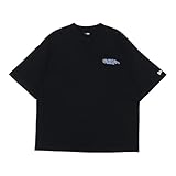 [ニューエラ] 半袖Tシャツ オーバーサイズ コットン ブラック M SS OS CT TEE TAGGING LOGO BLK 14410051 NER36A9804