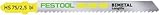 Festool 490178 HS 75/2.5 bi Longlife Jigsaw Blade 3 Inch 10 TPI 5-Pack [並行輸入品]