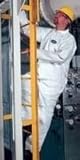 キンバリーKleenguard a40液体&パーティクル保護Coveralls – カバーオールWHT ELASTIC手首/足首Lrg