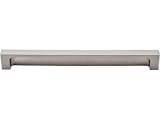 Top Knobs TK277BSN Sanctuary II Collection Modern Metro Tab Pull 8" (c-c) - Brus [並行輸入品]