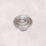 Belwith Keeler p7351-snサテンニッケルWhimsicalマッシュルームノブ