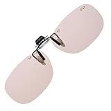 ERナチュレ 日本製 前掛け PCグラス ブルーライト 紫外線カット クリップオン NR-28 (ﾅﾁｭﾗﾙﾋﾟﾝｸ)