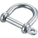 TRUSCO(トラスコ) ステンレス ワイドネジシャックル 長さ72mm内幅48mm TNS12W