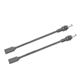 StarlinkMini USB C to DC アダプターケーブル、メスタイプ C から DC オス延長ケーブル電源アダプター、 ミニ 65W + PD ソース作業用、0.4FT 20V、2Pcs