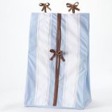 Metro Blue/Choc Diaper Stacker by Bacati [並行輸入品]