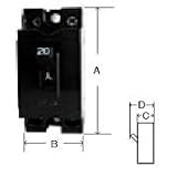 テンパール工業 B-1EA 2P 5A アンゼンブレーカー 2P1E