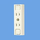 パナソニック:露出ダブルコンセント(仮設用) 型式:WK1212（1セット:10個入）